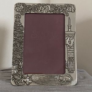 VTG l 90s l Seagull Pewter Christmas Frame